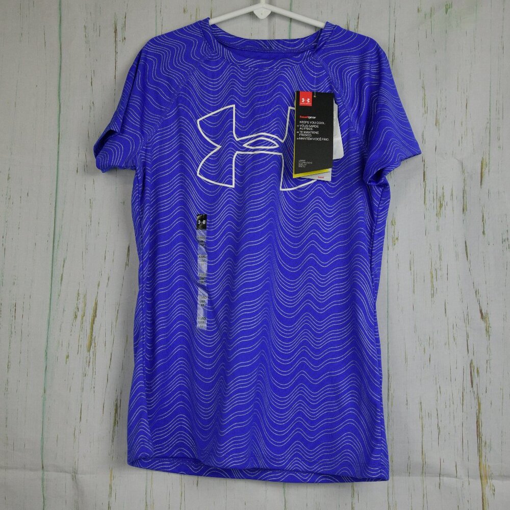 Youth Under Armour Heat Gear Short Sleeve UPF 30+ Top. Size YMD NEW